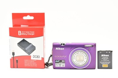 Nikon Coolpix S5100 Purple Compact Digital Camera Exc+++