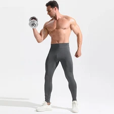 Profession Compression Pants Men High Waist Stretch Gym Legging Quick Dry Fitnes