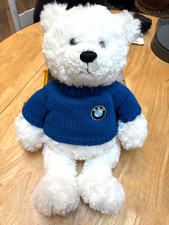 BMW Gund Signature Plush White Bear Blue Sweater 6047407