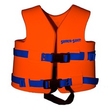 TRC Recreation Soft Child Life Jacket Swim Vest, XSmall, Sunset Orange Open Box 