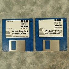 Vintage 1990 Microsoft BSR Version 1.0 3.5 Pr...