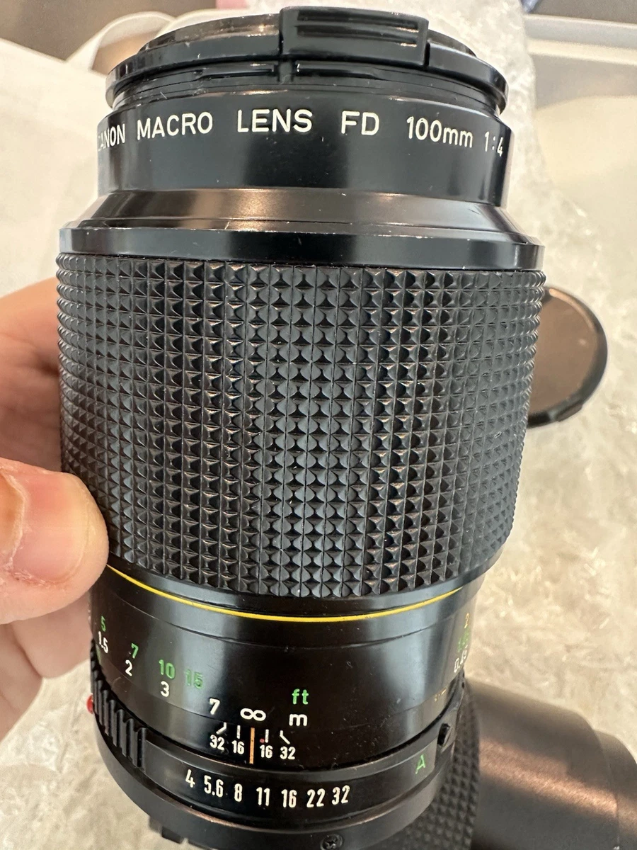 100mm Focal f/4 Camera Lenses Canon FD for sale | eBay