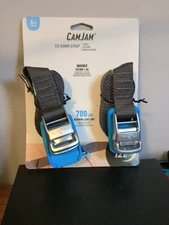 Nite Ize 2-Pack CamJam Tie Down Straps w/Pad Easy 6 Ft 700 lbs Load Limit New!