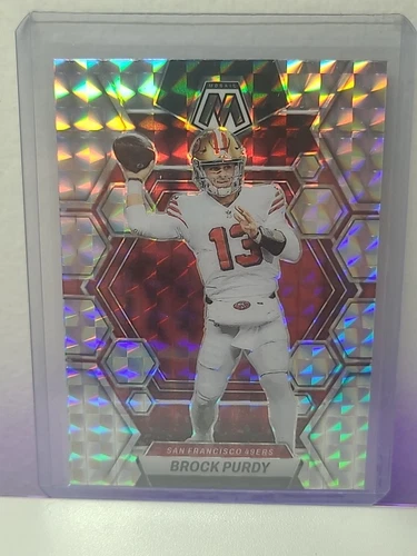 2023 Mosaic Football, Brock Purdy, SILVER MOSAIC, #211, (Feb #36)