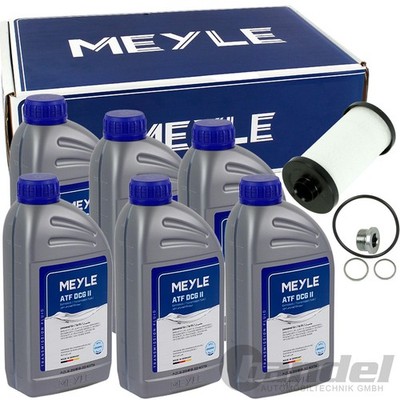 MEYLE GETRIEBE ÖLWECHSEL SET ÖLFILTER + 6L ÖL passend für VW 6-Gang DSG DQ250