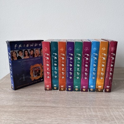 Friends TV Show  All Ten Seasons DVD Box Set/Complete Series In A Wood Case
