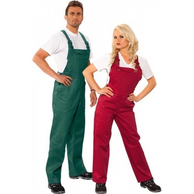 Arbeitshose Arbeitslatzhose Handwerkerhose QUALITEX Favorit BW320 Latzhose weiss