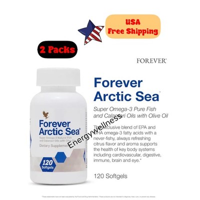 2 Forever Living - Arctic Sea Omega-3 - Supplement EPA and DHA Fatty Acid Blend.