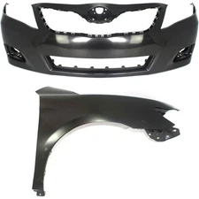 Bumper Cover Fascia Front for Toyota Camry 2010-2011