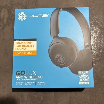 JLab Go Lux ANC Hybrid Active Noise Cancelling Headphones, New Open Box