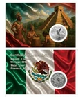 2026 Mexico Libertad Tribute 3 Gram .999 Silver REVERSE PROOF Medal ONLY 3000