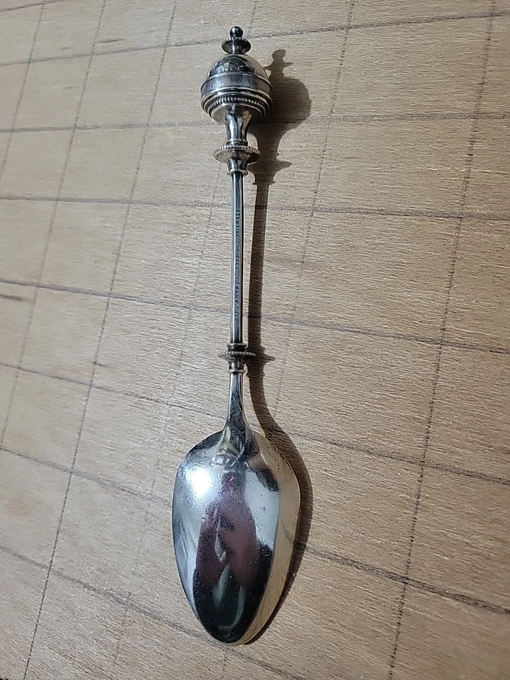 Raro Antiguo Tiffany & Co. American Aesthetic Cuchara de Plata Cuentas Cabeza de Bola, Sujetador  Foto 3 de 4