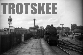 Negative BR British Railways Steam Loco 43005 Class 4MT Aylesbury High St 1952