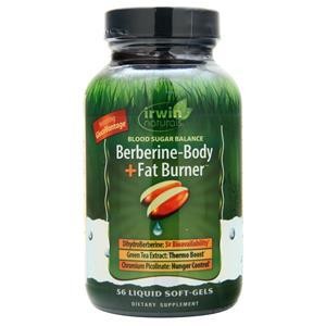 Irwin Naturals Blood Sugar Balance Berberine-Body Fat Burner 56 sgels 6990₽