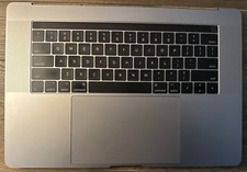 OEM MacBook Pro 15" A1707 2016 2017 Top Case Trackpad Keyboard Grey - Grade A