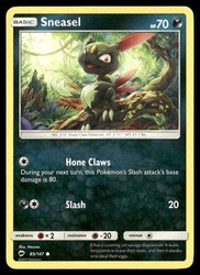 Sneasel 85/147 Common Burning Shadows Pokémon