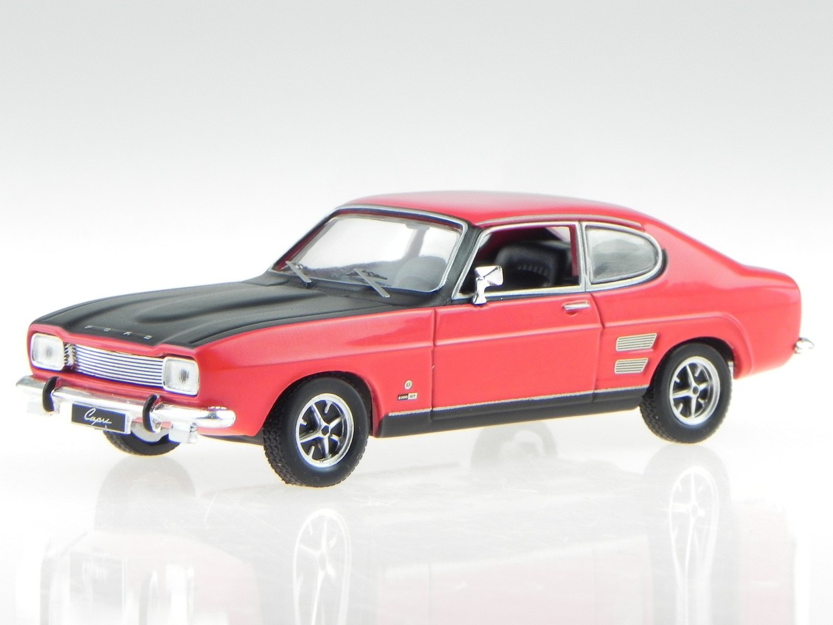 Ford Capri Mk1 1700 GT 1970 Red Black Diecast Model Car