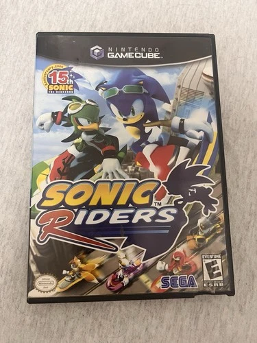 Sonic Riders Nintendo GameCube Video Game No Manual Tested and Working