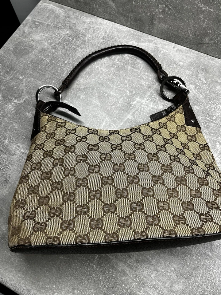 Gucci Hobo Shoulder Bag In GG Canvas - Image 4 of 4