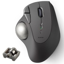 Elecom Wireless Trackball Mouse Bluetooth Bearing Support