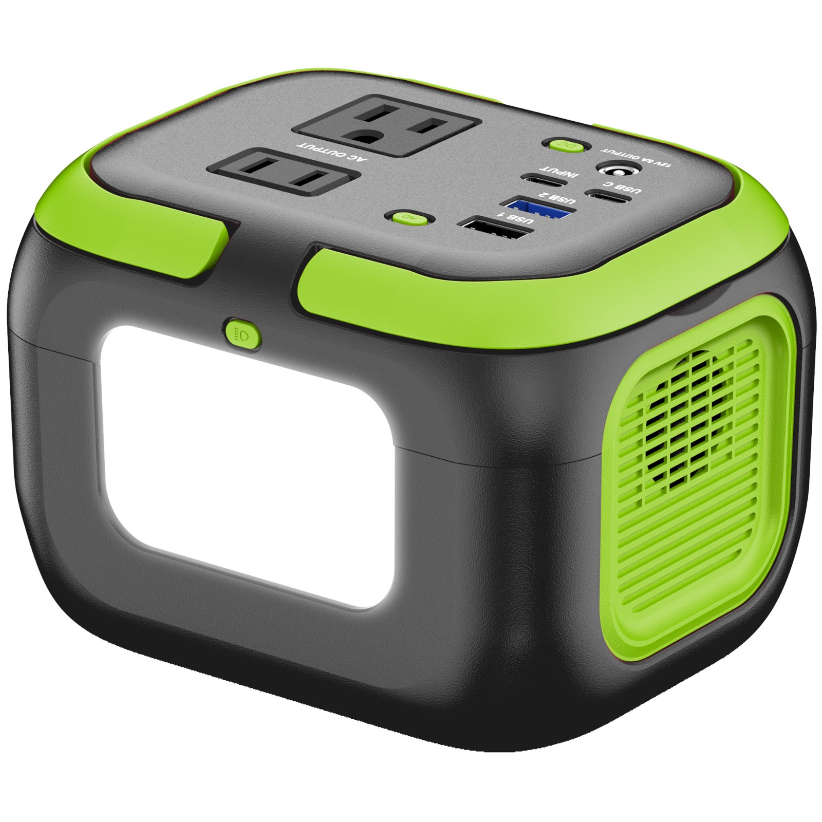 120W Portable Power Station Battery Bank Fast Charging Solar