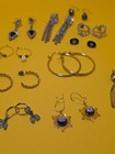 22 Pairs MCM Retro Vintage Fun Pierced Earrings Rhinestones Faux Pearls Beaded — photo 8