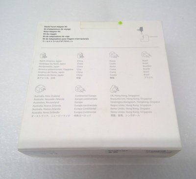 NEW Apple World Travel Adapter Kit MD837AM/A White 888462169363| eBay