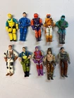 GI Joe Lot10 Vintage Figures Invention Technician, Snow Serpent, Blizzard 87-94