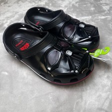 Crocs Star Wars Darth Vader sandali zoccoli uomo taglia 6M classici estivi acqua nuovi con etichette