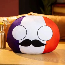 10cm Country Ball Plush Toys France ball Pendant Country Ball Decor Stuffed Doll