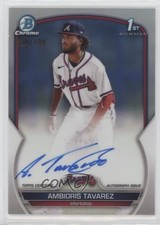 2023 Bowman Chrome Prospect Refractor 250/499 Ambioris Tavarez #CPA-AT Auto 0f5t