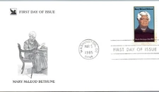 U.S. FIRST DAY COVER READER'S DIGEST SERIES 1980-1985 - MARY McLEOD BETHUNE
