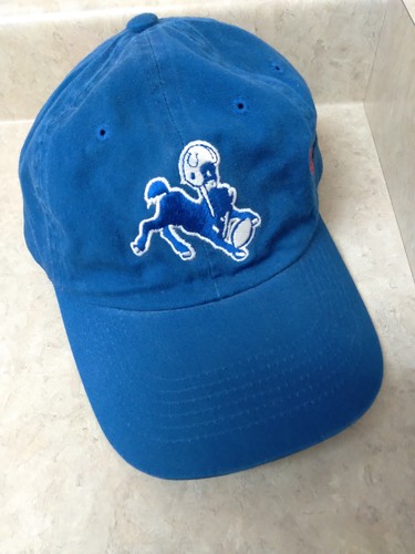 Indianapolis Colts Baseball Hat Cap, one size, 100% cotton, adjustable, used.