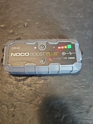 NOCO GB40 Boost Plus 12V 1000A Works Fine No Clamps