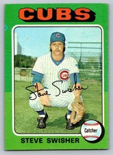 1975 Topps Baseball #63 Steve Swisher Cubs