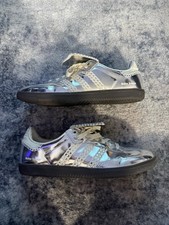 Adidas X Wales Bonner Sambas Silver, Size 10,...