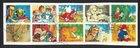 Bear Cat Greetings Stamps. Messages FDC Great Britain 1994 Canc SG#1800-1809