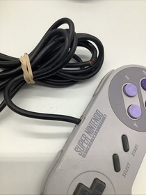 All Original OEM Super Nintendo SNES Console System Bundle 2 Controllers SNS-001