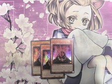 YUGIOH 3x The Black Stone Of Legend x3 NM LDK2-EN105 Ultra Rare