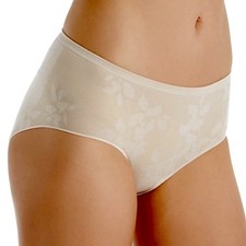 JOCKEY EcoComfort Light Nude Floral Leaf Hipster Panty NEW Womens Sz 5 S