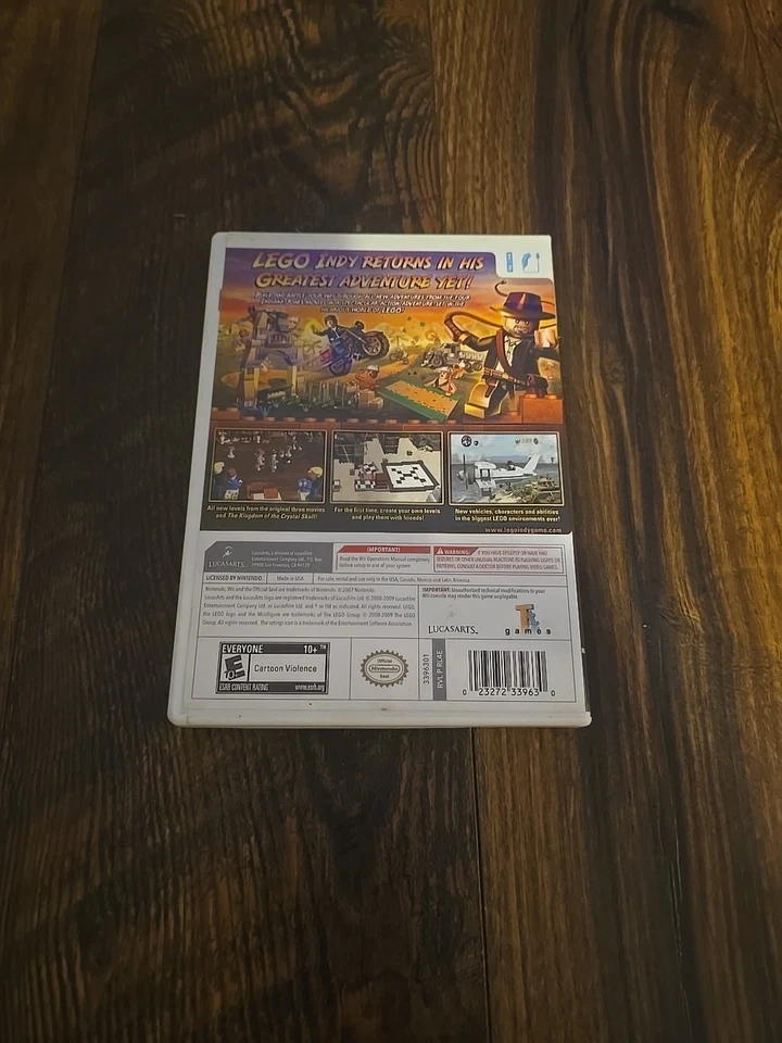 Videojuego Wii Lego Indiana Jones 2 The Adventure Continues - Probado en caja original Foto 2 de 3