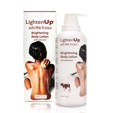 Lighten-Up Lactic Acid Lotion, 13.5 Fl oz / 400ml, AHA Body Cream, Moisturizi...