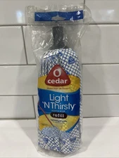 O Cedar Light 'N Thirsty Cloth Mop Replacement Head Refill New Sealed