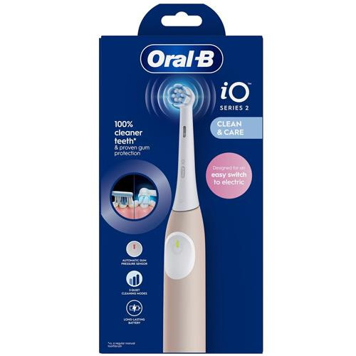 Oral-B iO2 Clean & Care Electric Toothbrush - Pink