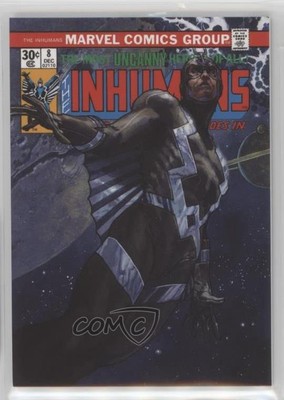 2018 Upper Deck Marvel Masterpieces What If Level 3 /499 Black Bolt #WI-75 0q41