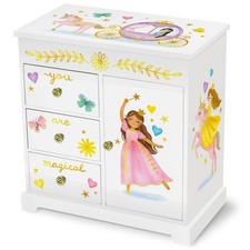 Giggle Honey Princess Musical Jewelry Box for Girls - Kids Music Box with D...