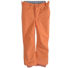 Roxy Snow Pants Youth Girls 12 Large Orange D...