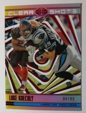 2018 Illusions Clear Shots Red Parallel Luke Kuechly 94/99 (K)