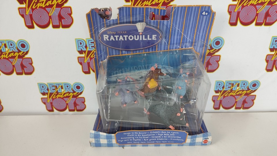 Ratatouille Disney Pixar Action Figure Mattel New Escape To The Sewers