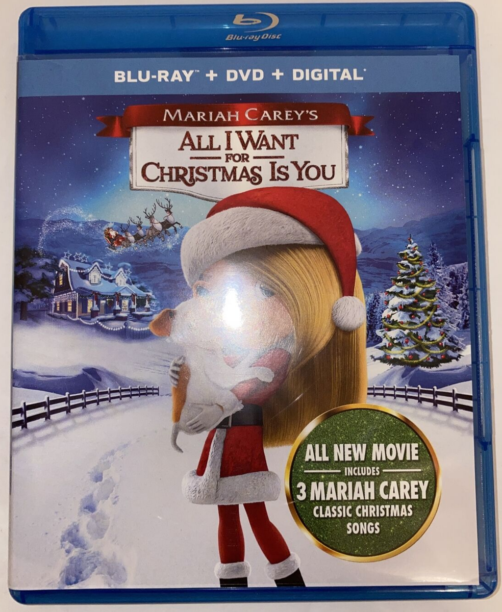 MARIAH CAREY'S ALL I WANT FOR CHRISTMAS IS YOU Blu-ray + DVD Movie